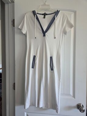 Lauren Ralph Lauren  Nautical Shirt Dress Hooded